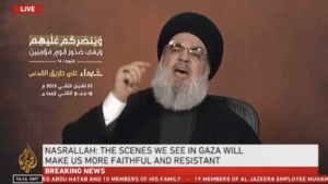 HEZBOLLAH LEADER TO U.S.: 'Your Fleets in the Mediterranean Will Not Scare Us' [WATCH]